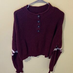 American Eagle Outfitters Burgundy sweater
